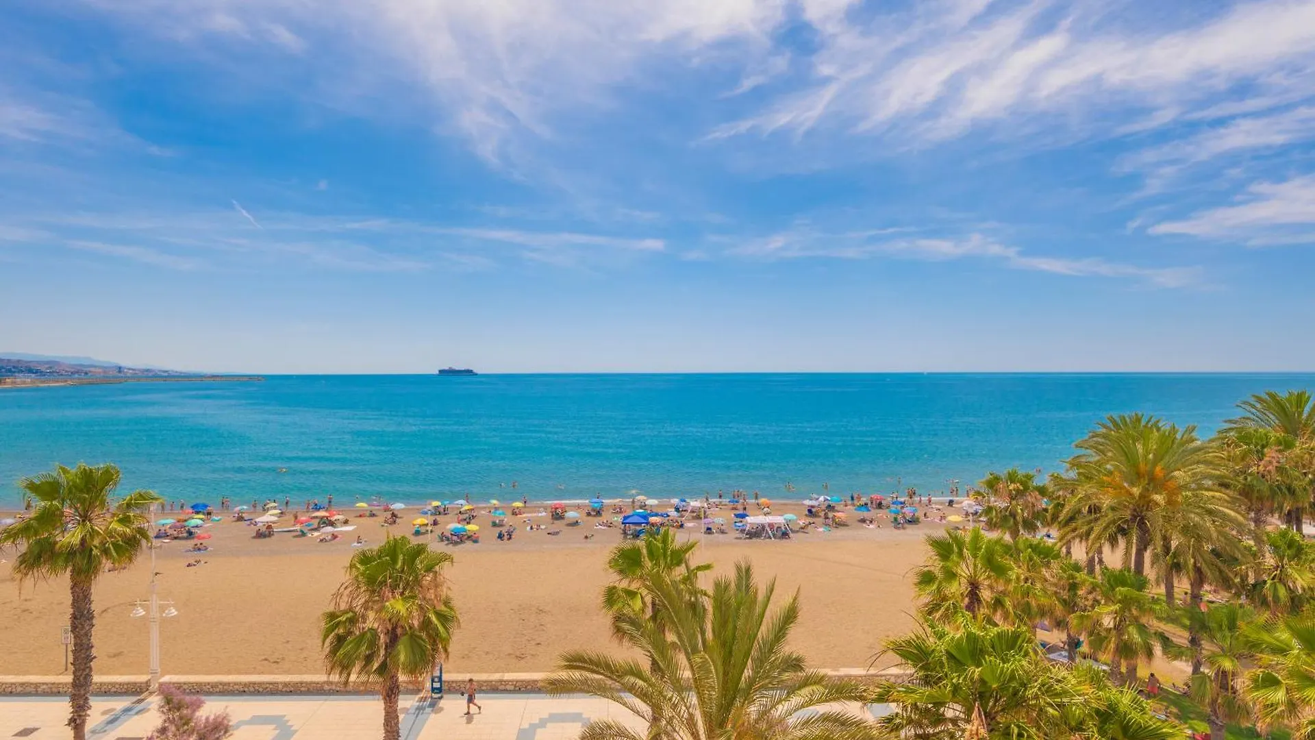 Amplio Apartamento Frente Al Mar Málaga Lägenhet